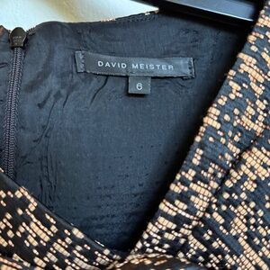 Gold & Black David Meister Dress